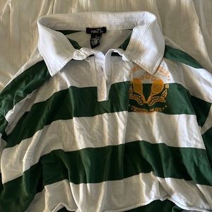 rue21 collared crop top